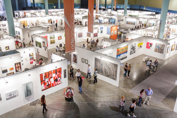 Miami Beach Florida,Miami Beach Convention Center,centre,Arte Americas,Latin American Art Fair,gallery,galleries,dealer,dealers,gallerist,painting,exh